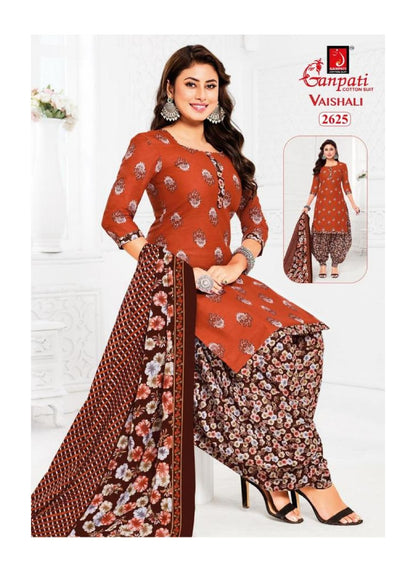 Vaishali Vol 12 Ganpati Readymade Cotton Patiyala Suits Wholesaler Ahmedabad