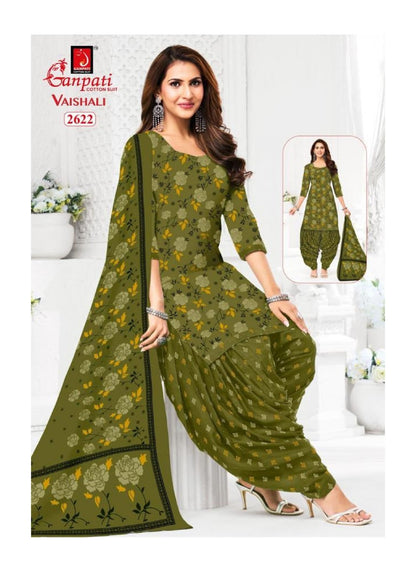 Vaishali Vol 12 Ganpati Readymade Cotton Patiyala Suits Wholesaler Ahmedabad