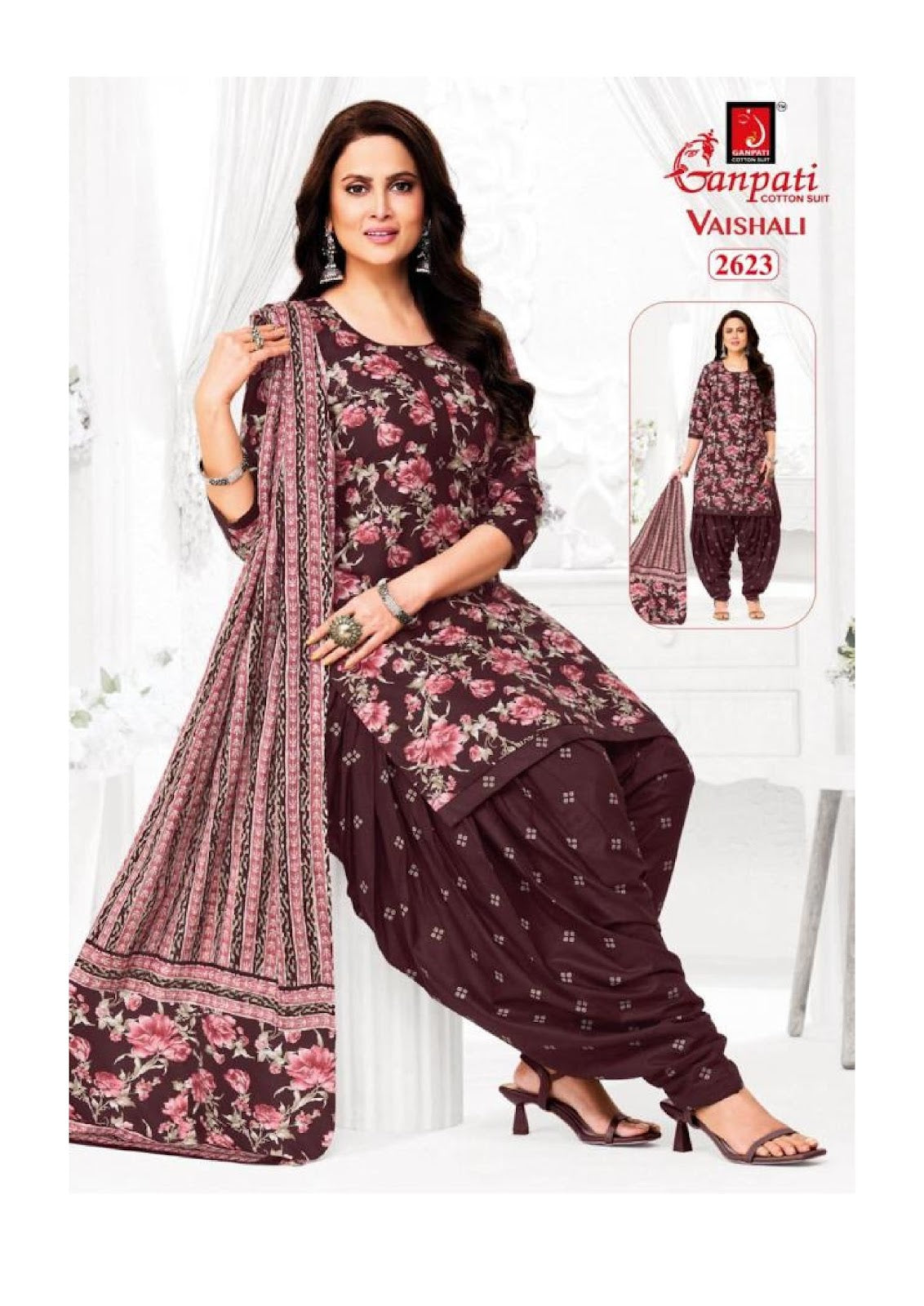 Vaishali Vol 12 Ganpati Readymade Cotton Patiyala Suits Wholesaler Ahmedabad