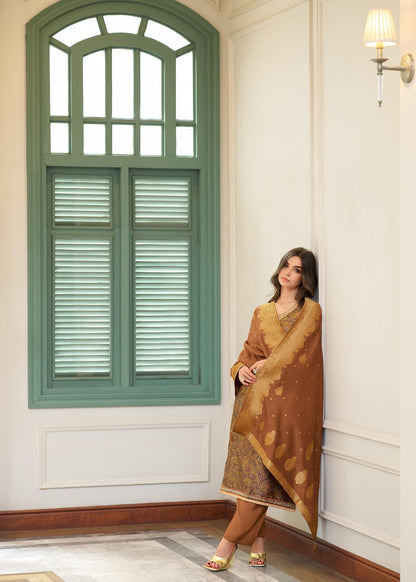 Vaishnavi Varsha Fashions Tussar Silk Pant Style Suits Supplier Gujarat