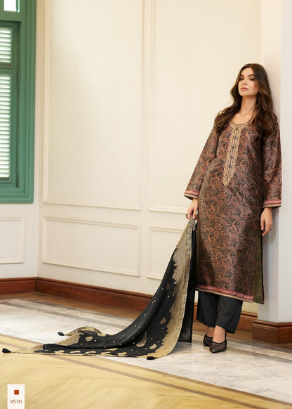 Vaishnavi Varsha Fashions Tussar Silk Pant Style Suits Supplier Gujarat
