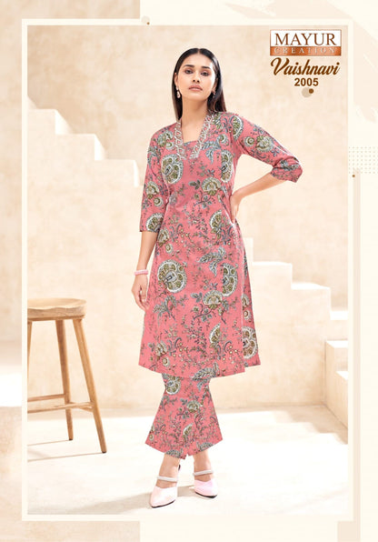 Vaishnavi Vol 2 Mayur Creation Poplin Cotton Co Ord Set Manufacturer
