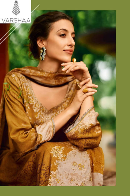 Valentina Varshaa Viscose Muslin Pant Style Suits Supplier Ahmedabad
