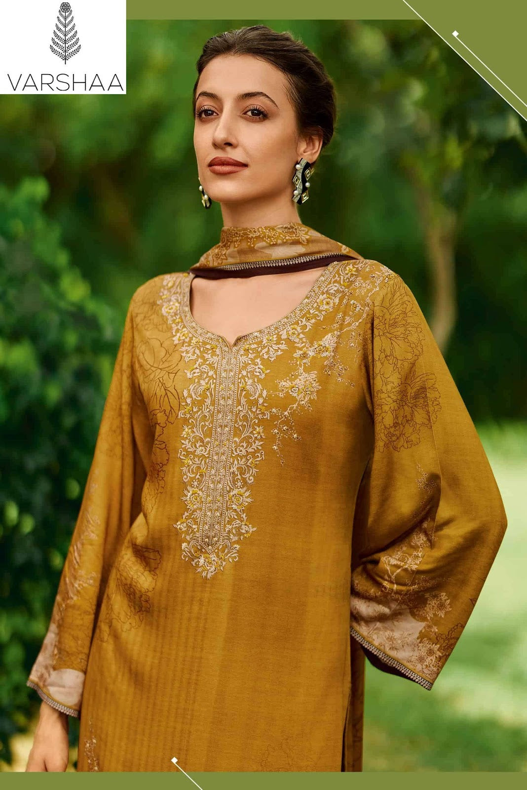 Valentina Varshaa Viscose Muslin Pant Style Suits Supplier Ahmedabad