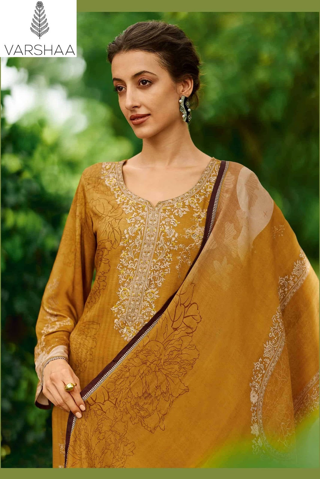 Valentina Varshaa Viscose Muslin Pant Style Suits Supplier Ahmedabad