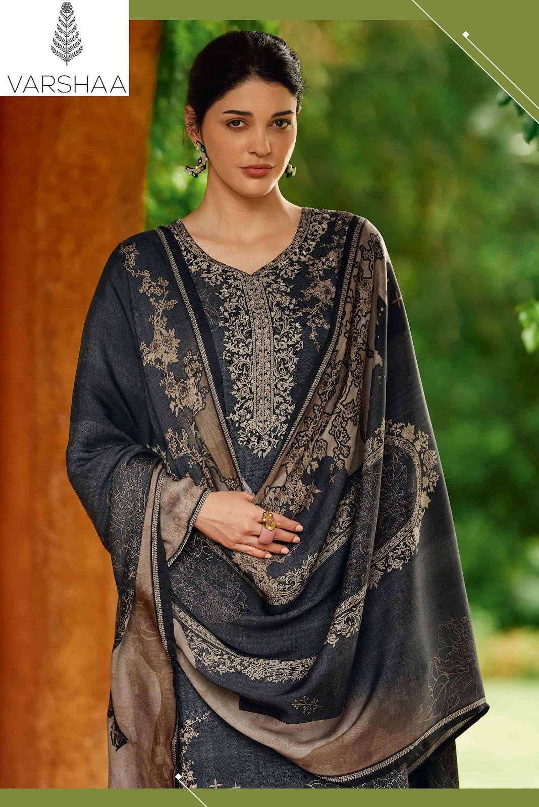 Valentina Varshaa Viscose Muslin Pant Style Suits Supplier Ahmedabad