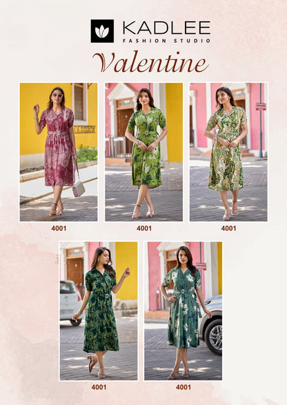 Valentine Kadlee Rayon One Piece Wholesaler