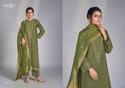 Valeria Omtex Silk Pant Style Suits Supplier India