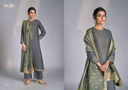 Valeria Omtex Silk Pant Style Suits Supplier India