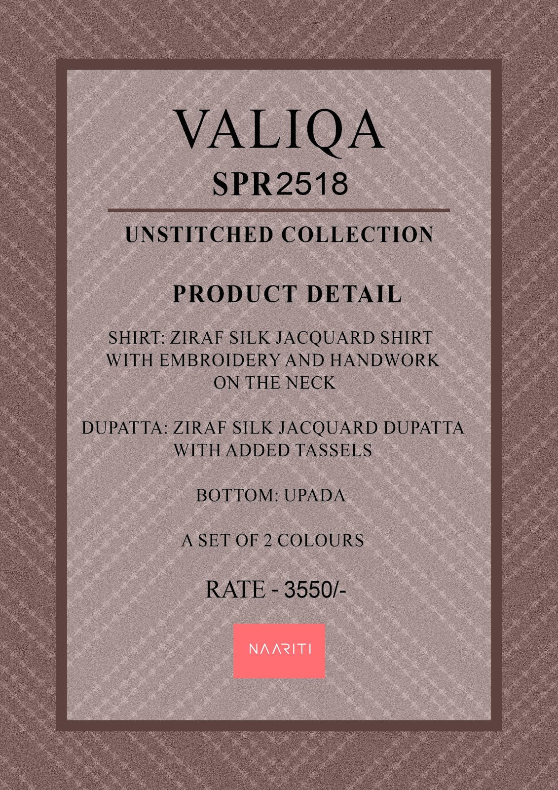 Valiqa Naariti Silk Pant Style Suits Supplier Gujarat