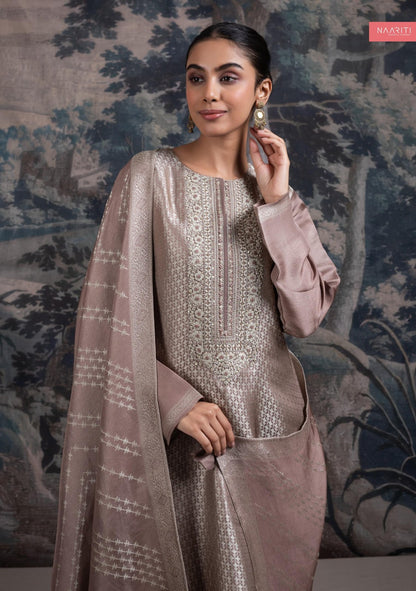 Valiqa Naariti Silk Pant Style Suits Supplier Gujarat