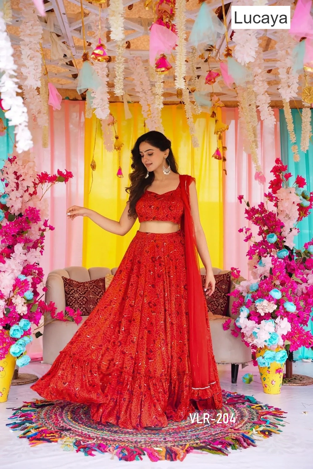 Vallari Vol 2 Lucaya Chinon Lehenga Choli Manufacturer India