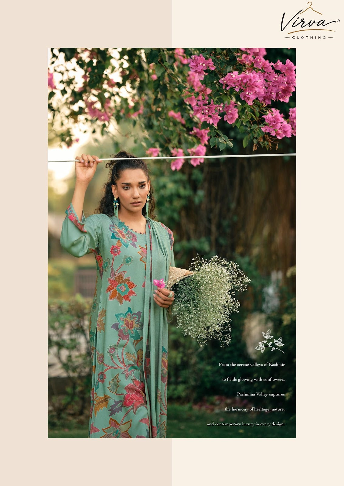Valley Virva Viscose Pashmina Suits Wholesaler Gujarat