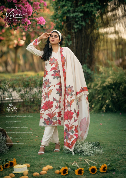 Valley Virva Viscose Pashmina Suits Wholesaler Gujarat