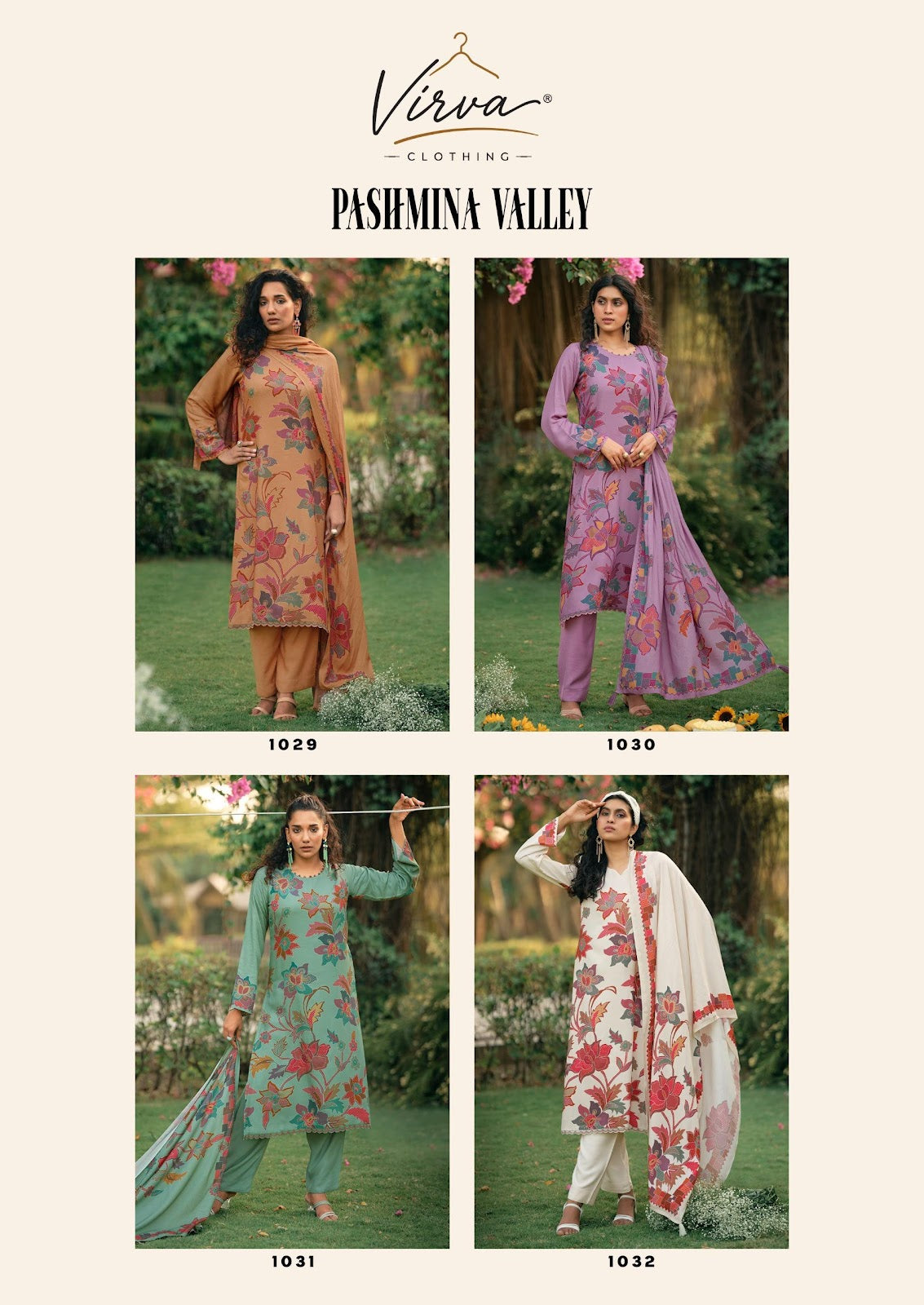 Valley Virva Viscose Pashmina Suits Wholesaler Gujarat