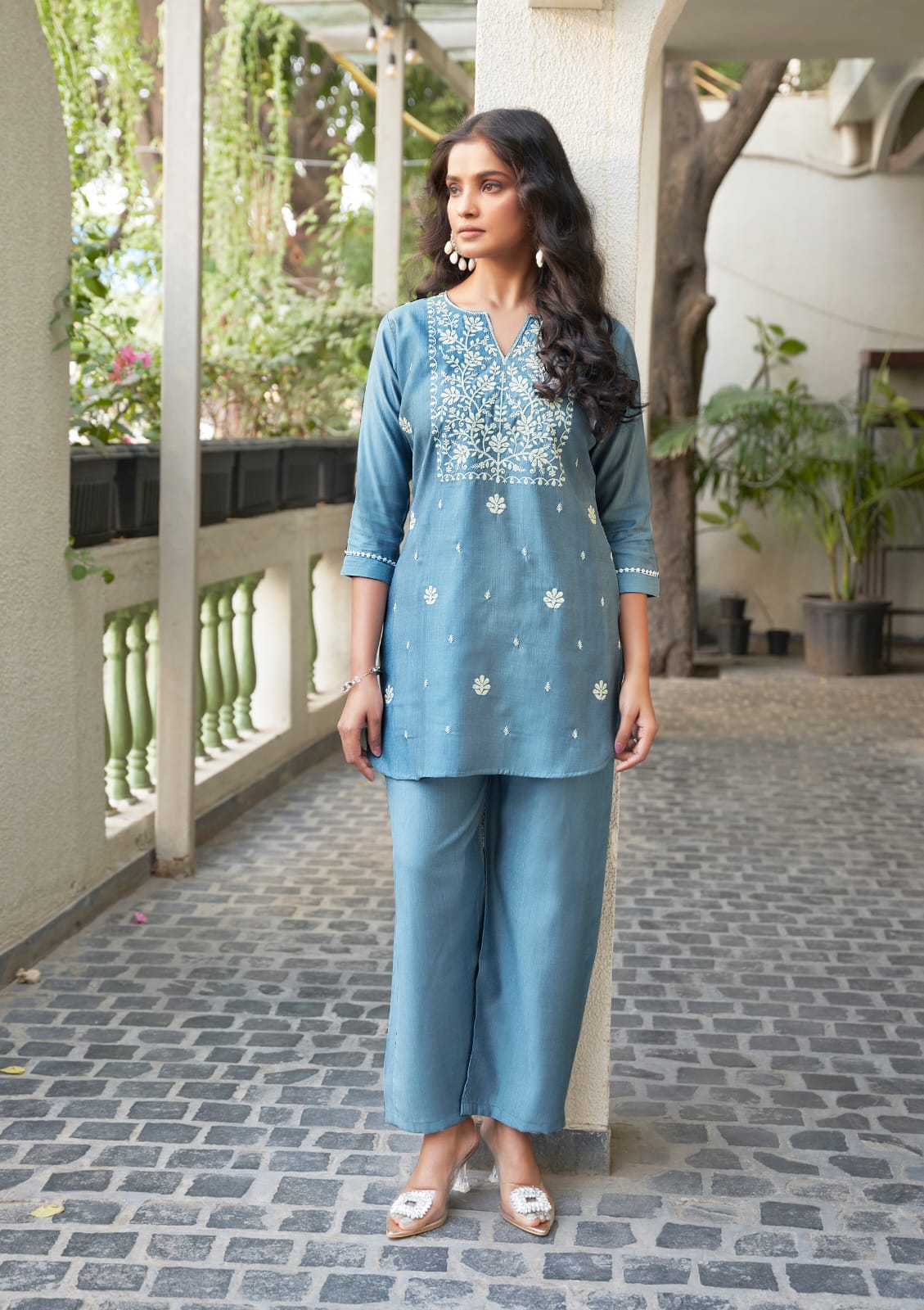 Vama Vol 2 Ossm Vetican Silk Co Ord Set Wholesaler