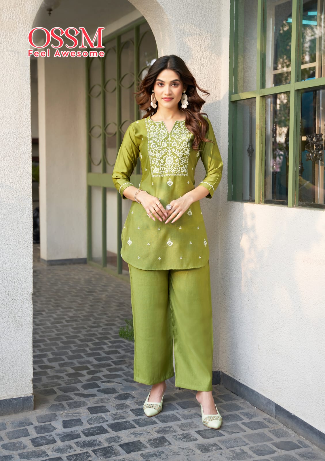 Vama Vol 2 Ossm Vetican Silk Co Ord Set Wholesaler
