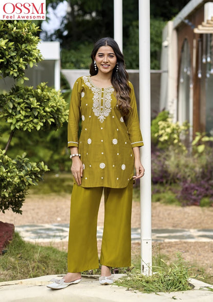 Vama Vol 4 Ossm Viscose Co Ord Set Exporter Ahmedabad