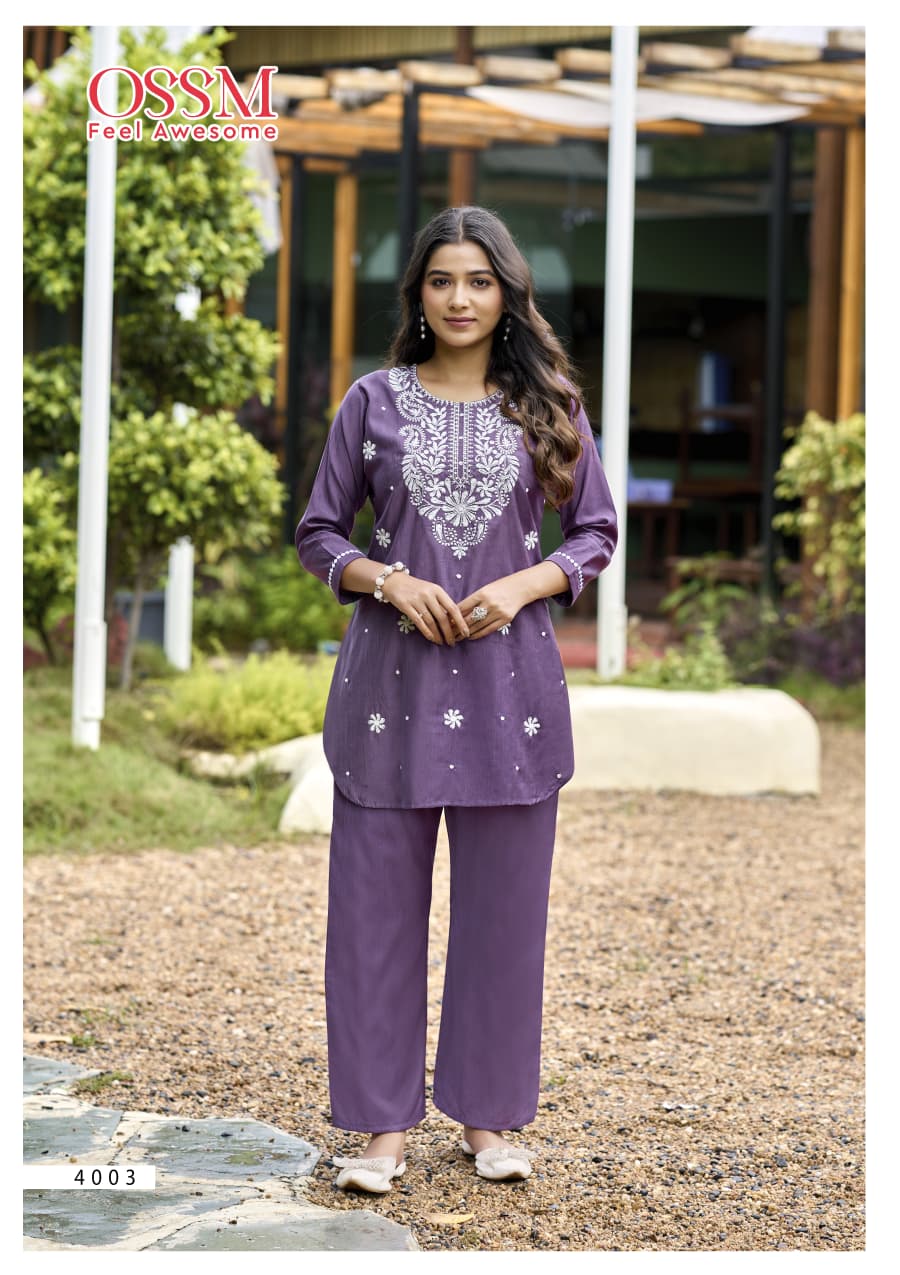 Vama Vol 4 Ossm Viscose Co Ord Set Exporter Ahmedabad