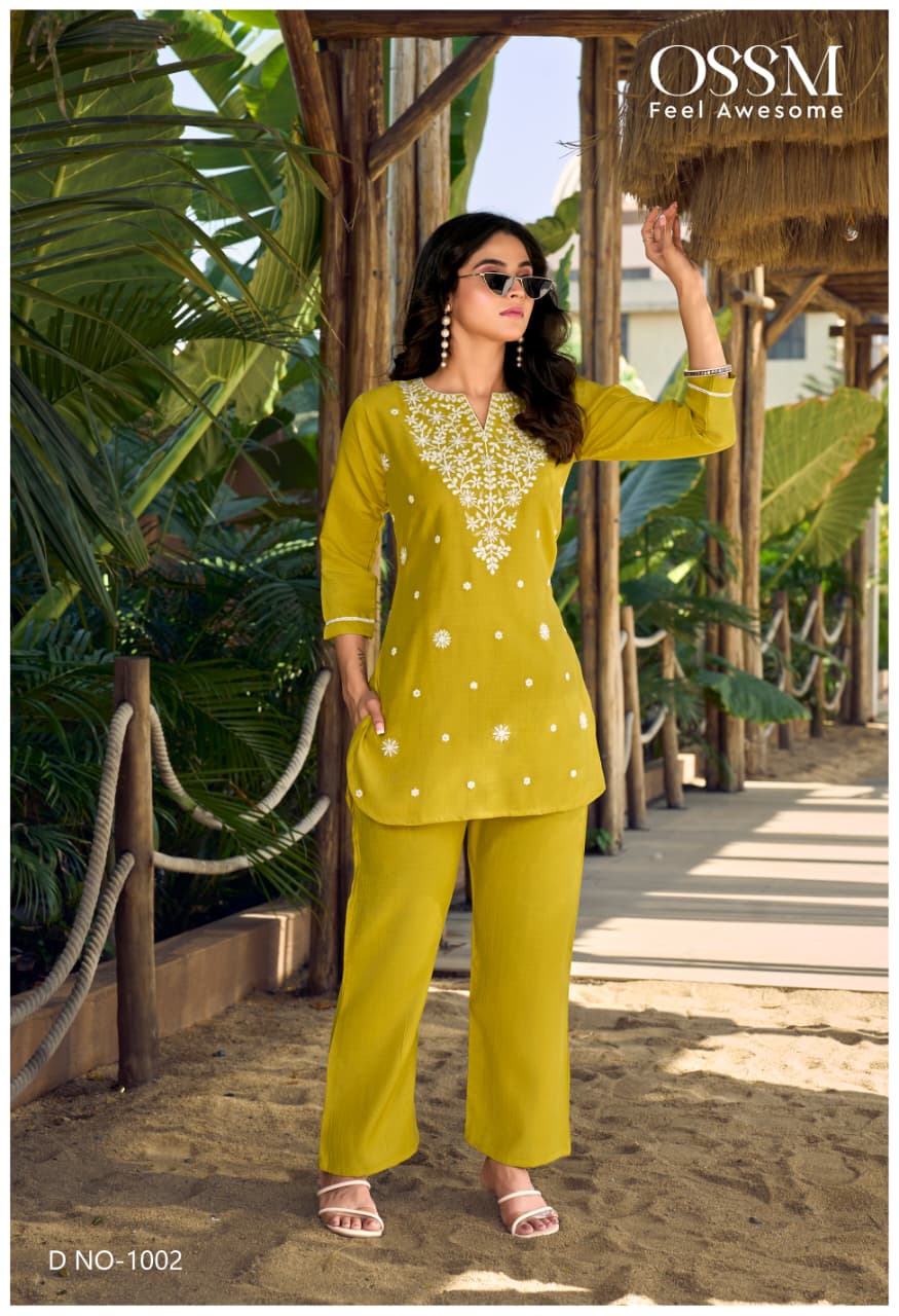 Vama Vol 5 Ossm Viscose Co Ord Set Wholesale Price
