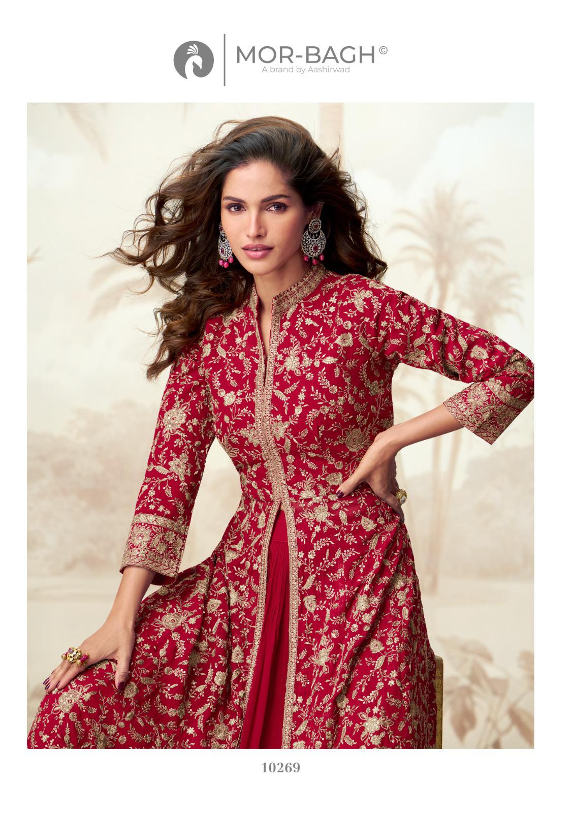 Vamika Aashirwad Mor Bagh Georgette Readymade Suits Wholesaler India