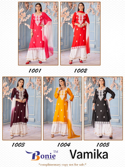 Vamika Bonie Rayon Readymade Sharara Suits Wholesaler India