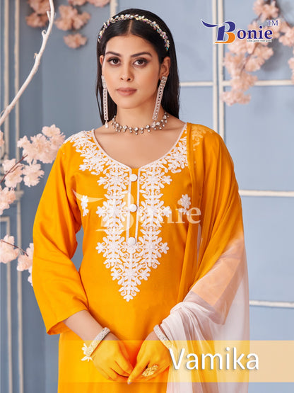 Vamika Bonie Rayon Readymade Sharara Suits Wholesaler India