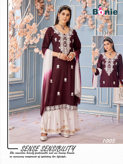 Vamika Bonie Rayon Readymade Sharara Suits Wholesaler India