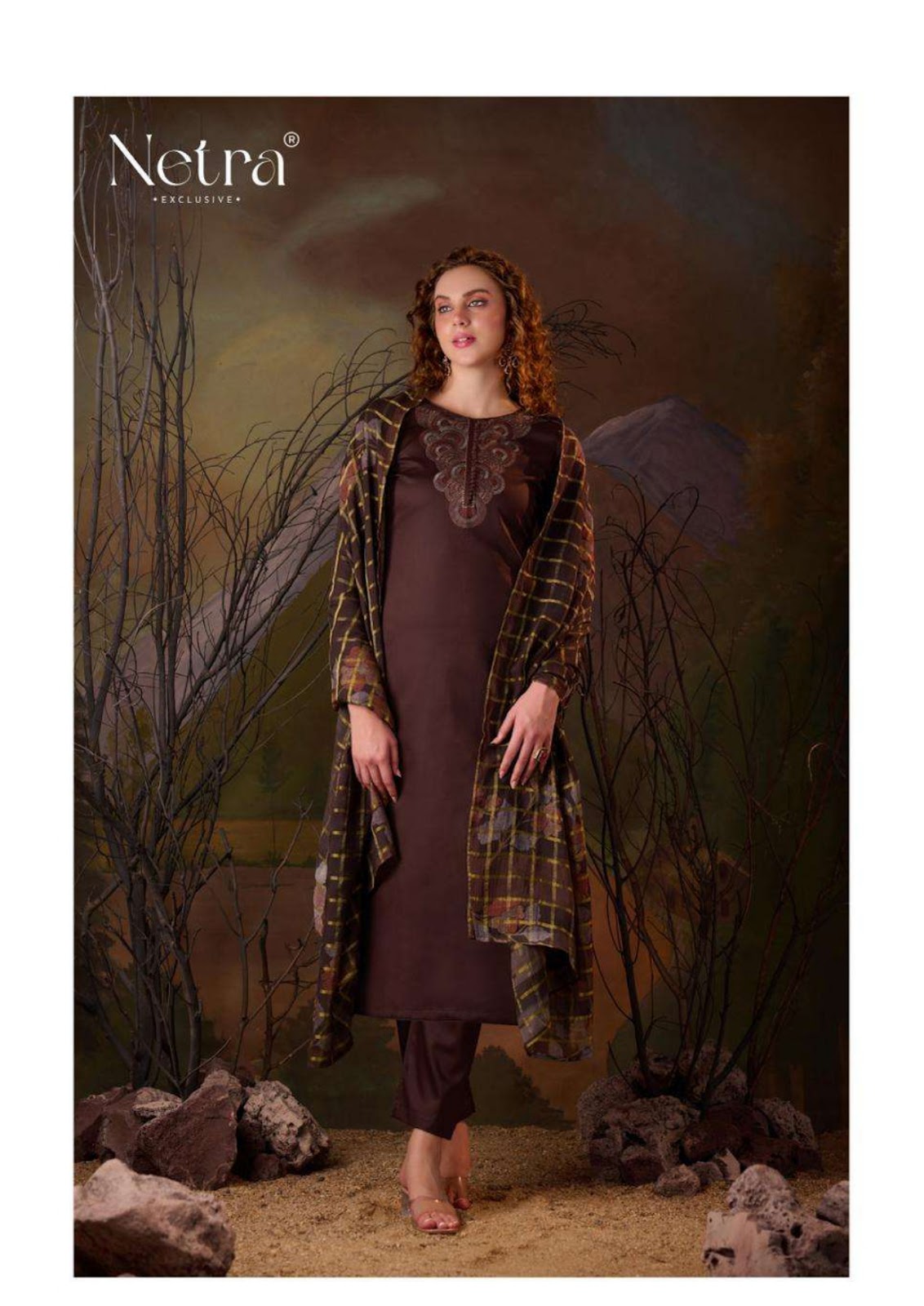 Vamika Netra Premium Cotton Pant Style Suits Exporter Ahmedabad