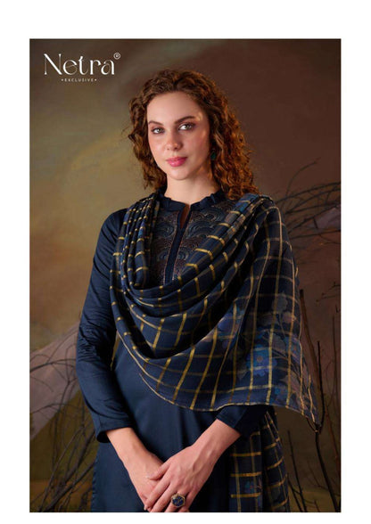 Vamika Netra Premium Cotton Pant Style Suits Exporter Ahmedabad