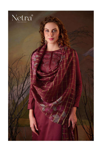 Vamika Netra Premium Cotton Pant Style Suits Exporter Ahmedabad