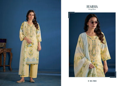 Vamika Rumeha Cotton Karachi Salwar Suits Supplier Gujarat
