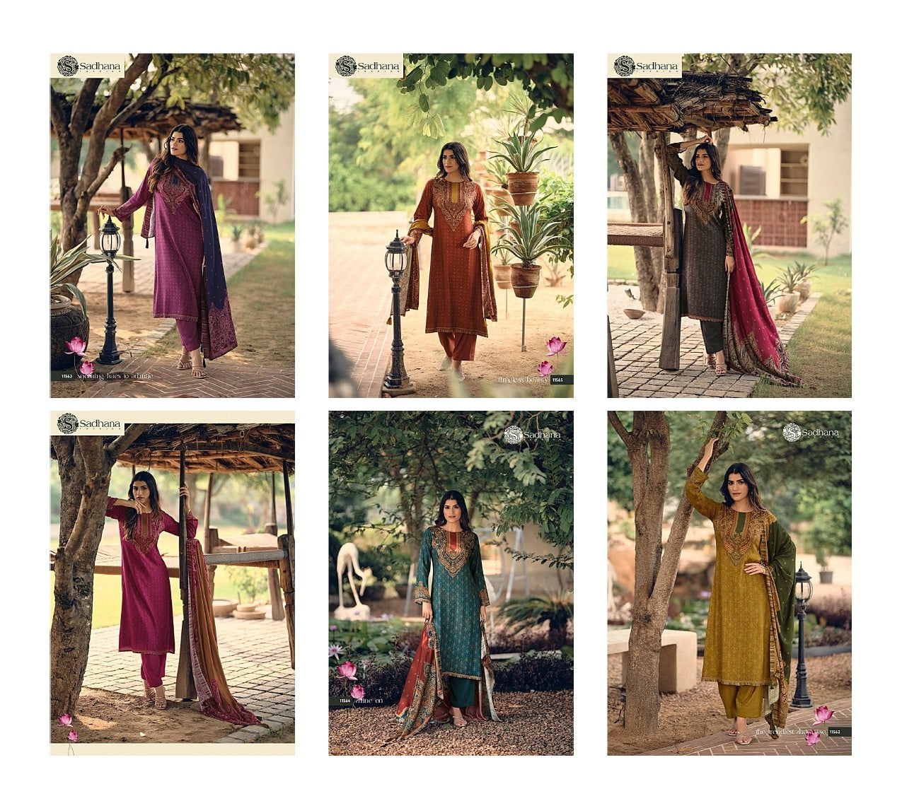 Vamika Sadhana Pashmina Suits Wholesaler Gujarat
