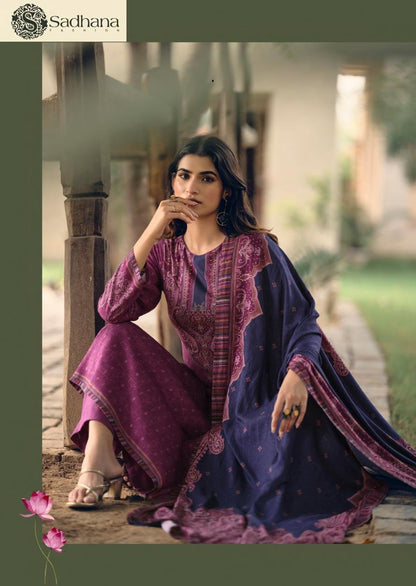 Vamika Sadhana Pashmina Suits Wholesaler Gujarat