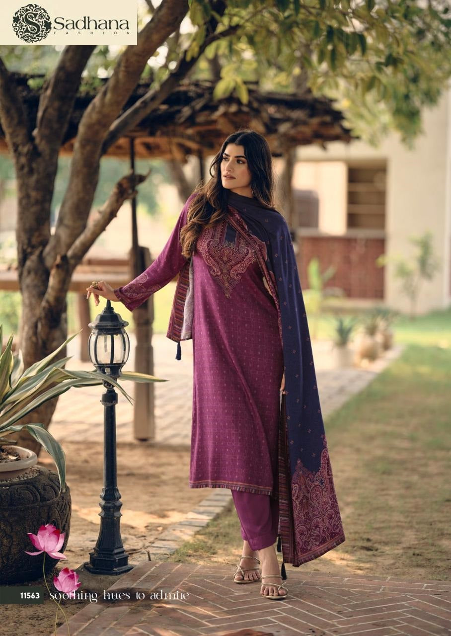 Vamika Sadhana Pashmina Suits Wholesaler Gujarat