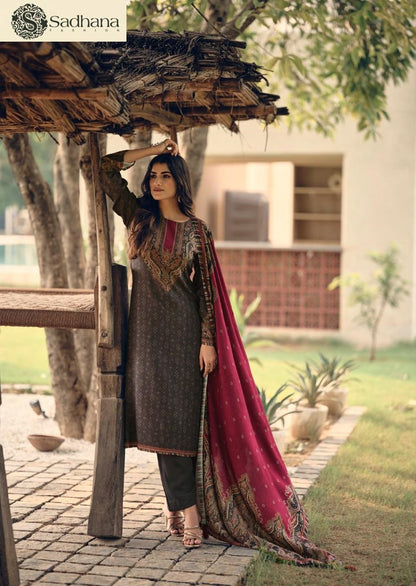 Vamika Sadhana Pashmina Suits Wholesaler Gujarat