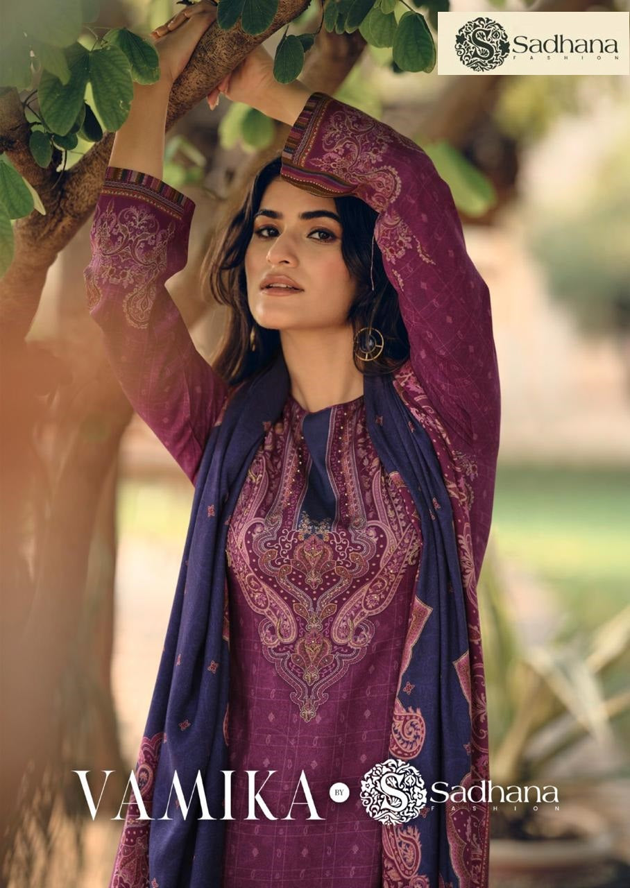 Vamika Sadhana Pashmina Suits Wholesaler Gujarat