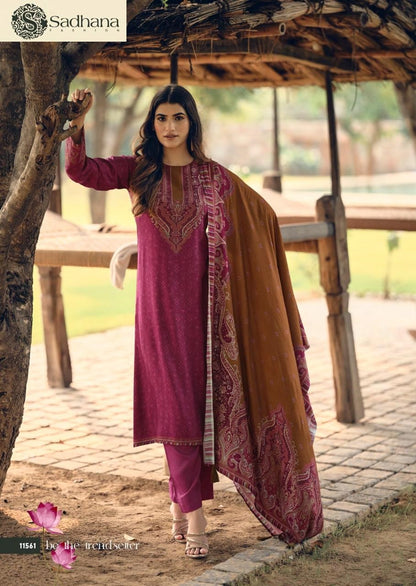 Vamika Sadhana Pashmina Suits Wholesaler Gujarat
