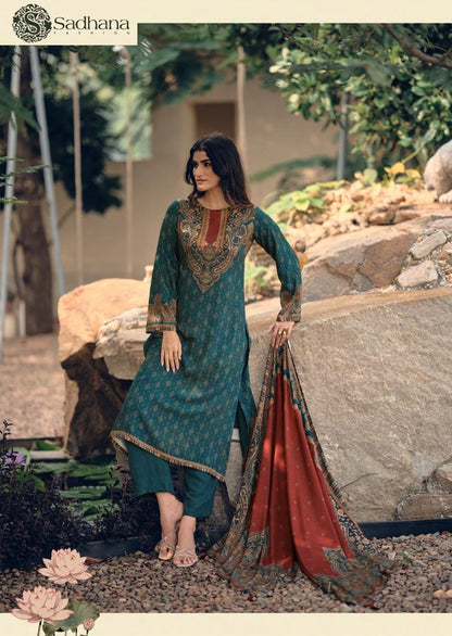 Vamika Sadhana Pashmina Suits Wholesaler Gujarat