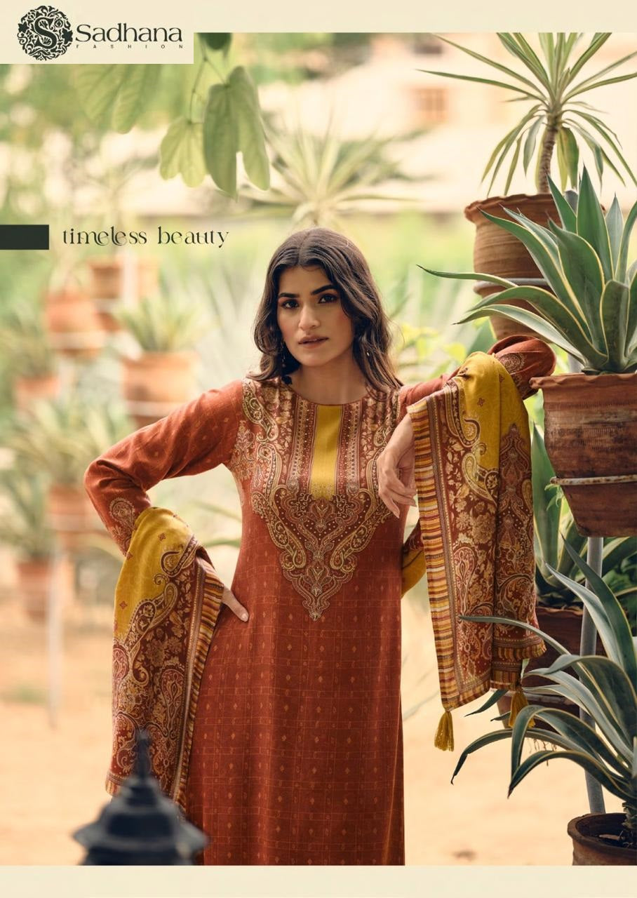 Vamika Sadhana Pashmina Suits Wholesaler Gujarat