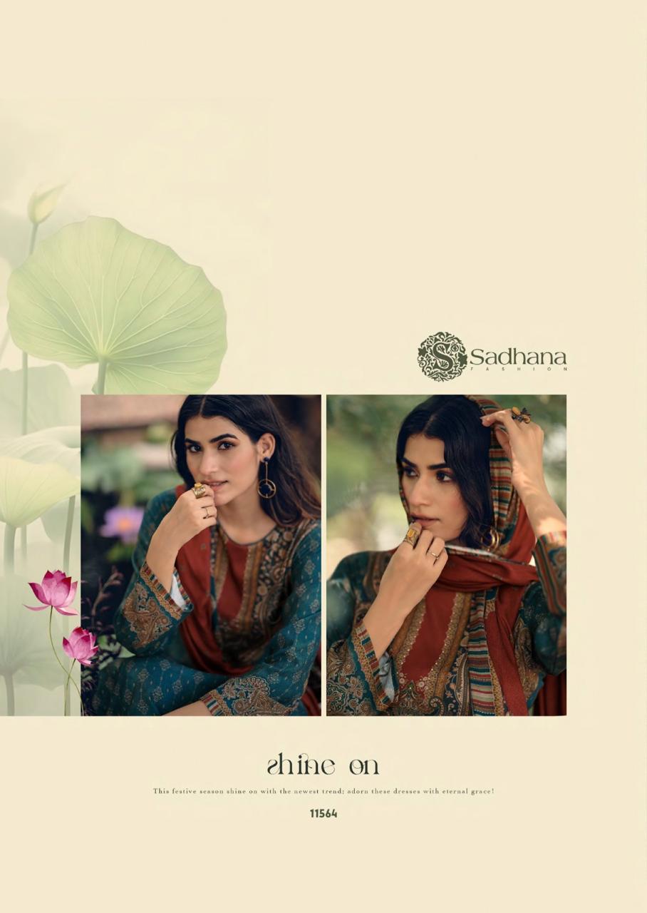 Vamika Sadhana Pashmina Suits Wholesaler Gujarat