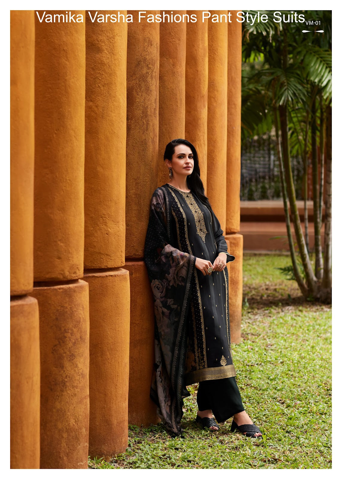 Vamika Varsha Fashions Muslin Pant Style Suits Manufacturer