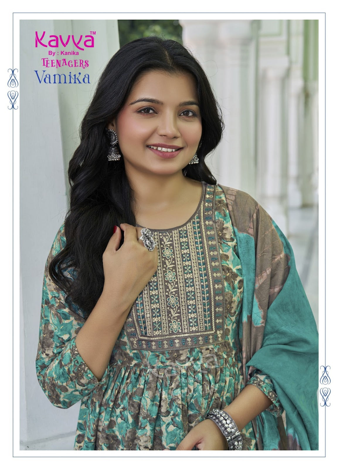Vamika Vol 2 Kavya Viscose Girls Readymade Pant Suits Wholesale Rate