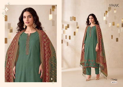 Vamika Vol 2 Simar Viscose Pashmina Suits Exporter India