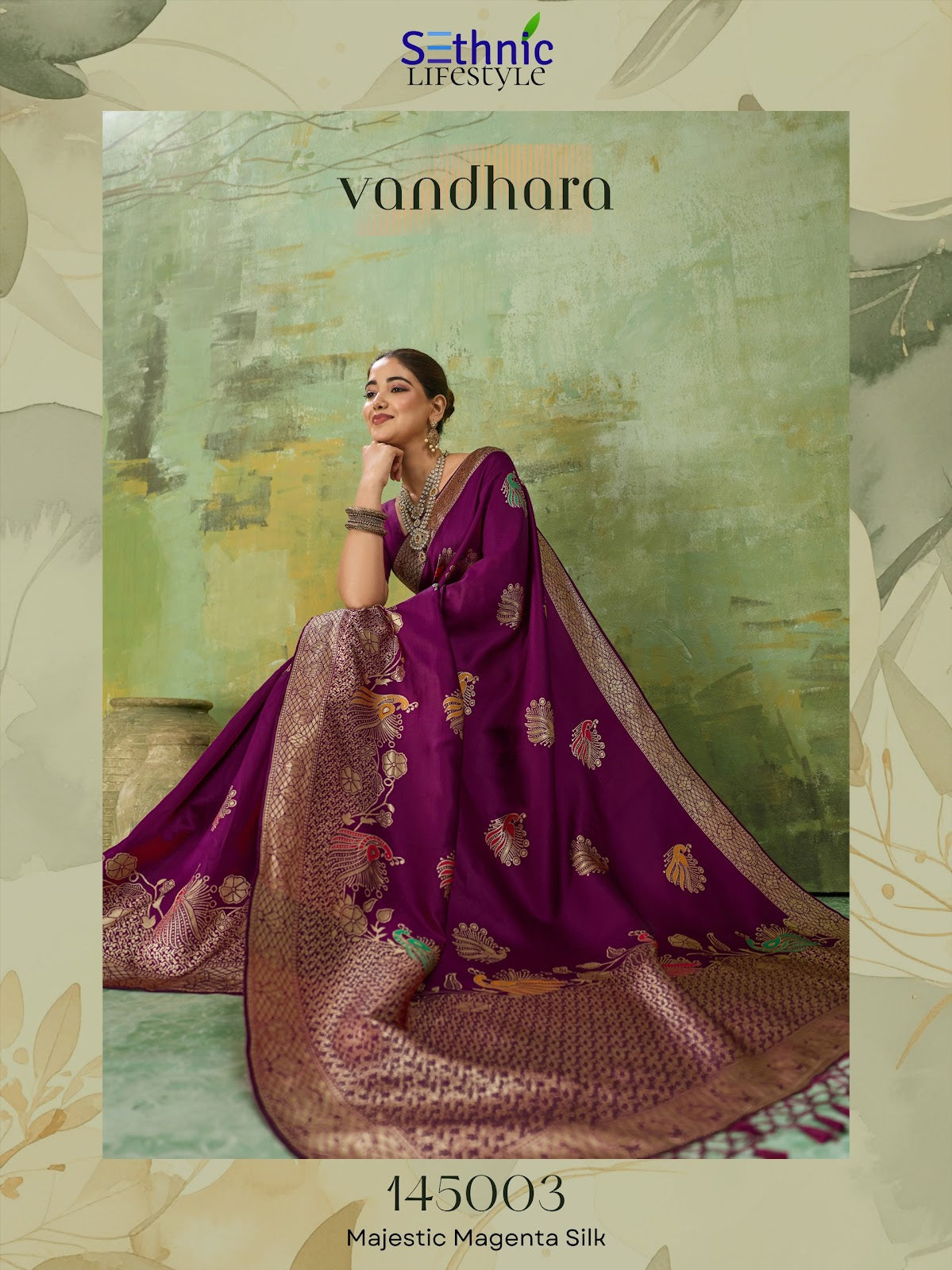 Vandhara Sethnic Banarasi Silk Sarees Manufacturer India