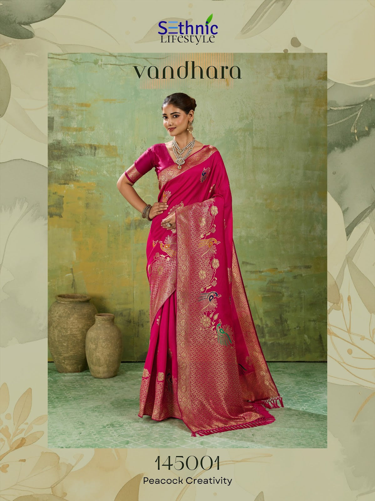Vandhara Sethnic Banarasi Silk Sarees Manufacturer India
