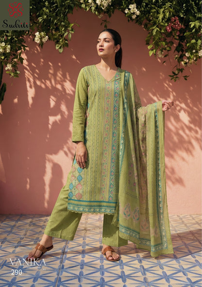 Vanika Sudriti Sahiba Cotton Lawn Pant Style Suits Manufacturer