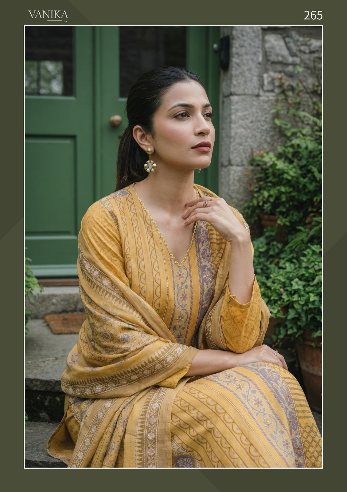 Vanika Sudriti Sahiba Cotton Lawn Pant Style Suits Manufacturer