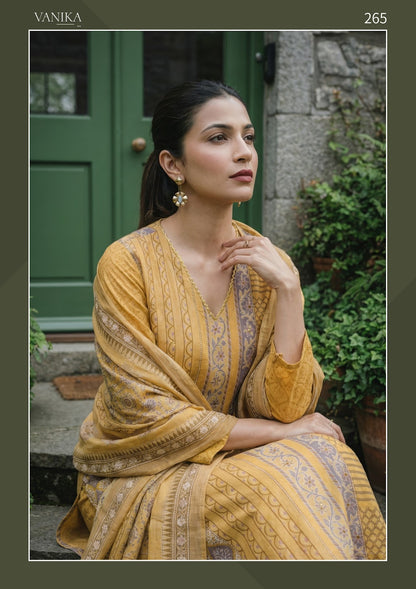 Vanika Sudriti Sahiba Cotton Lawn Pant Style Suits Manufacturer