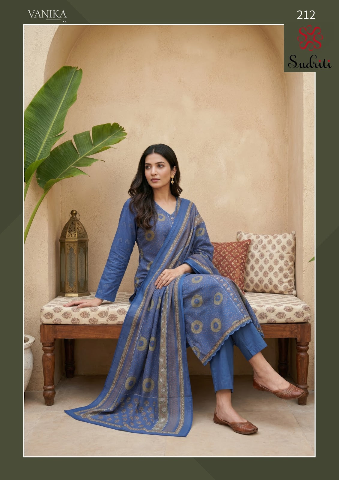Vanika Sudriti Sahiba Cotton Lawn Pant Style Suits Manufacturer